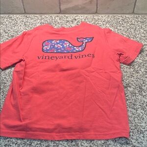 Vineyard Vines Kids' Pink Whale Tee
